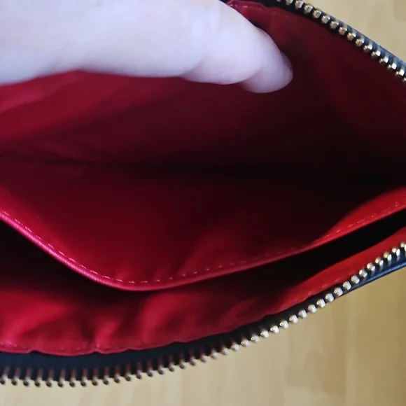 Dooney & Bourke Black Logo &Leather Wristlet with Monogram. - Picture 5 of 9